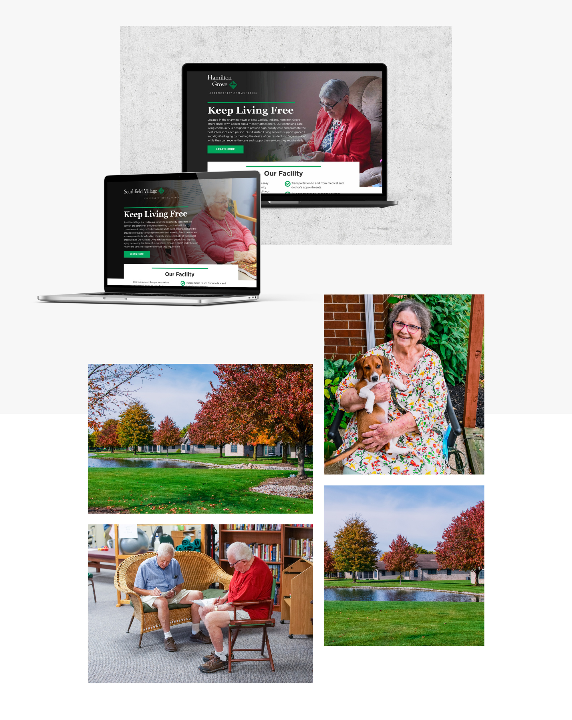 Greencroft communities brand Indiana elderly care