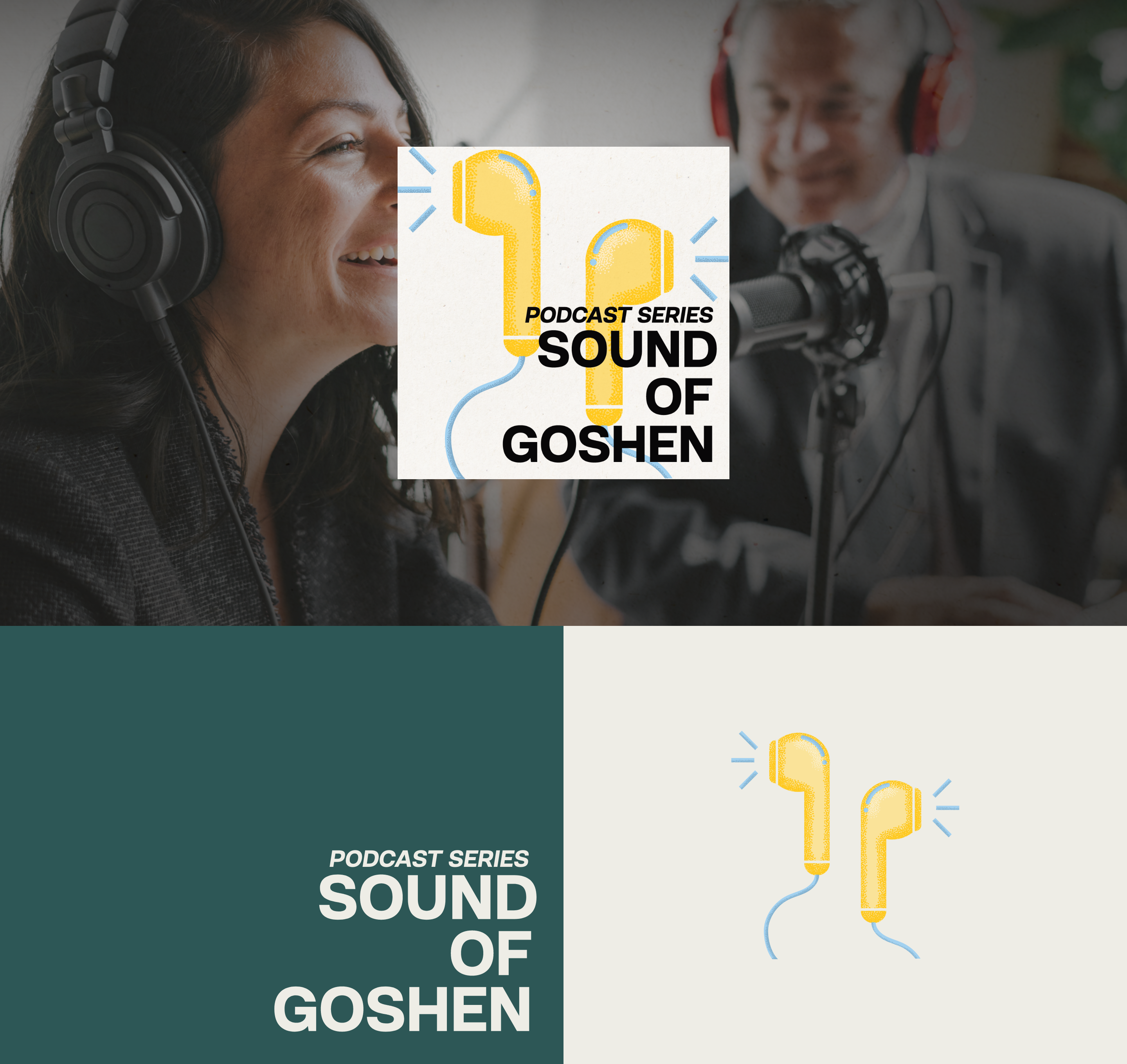 Sound of Goshen portfolio Print Cell Phone laptop Mockup branding