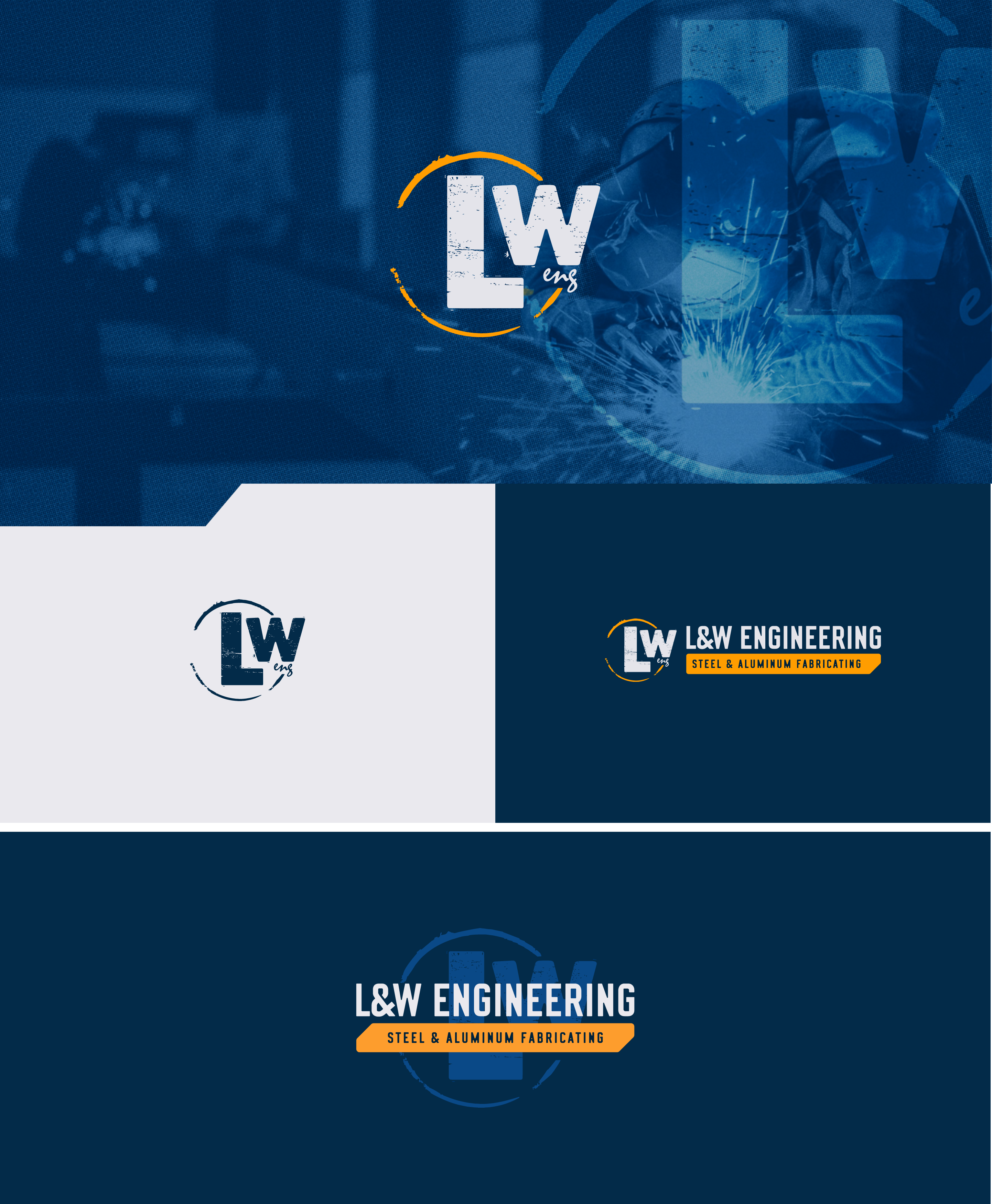 L&W Engineering portfolio Print Cell Phone laptop Mockup branding