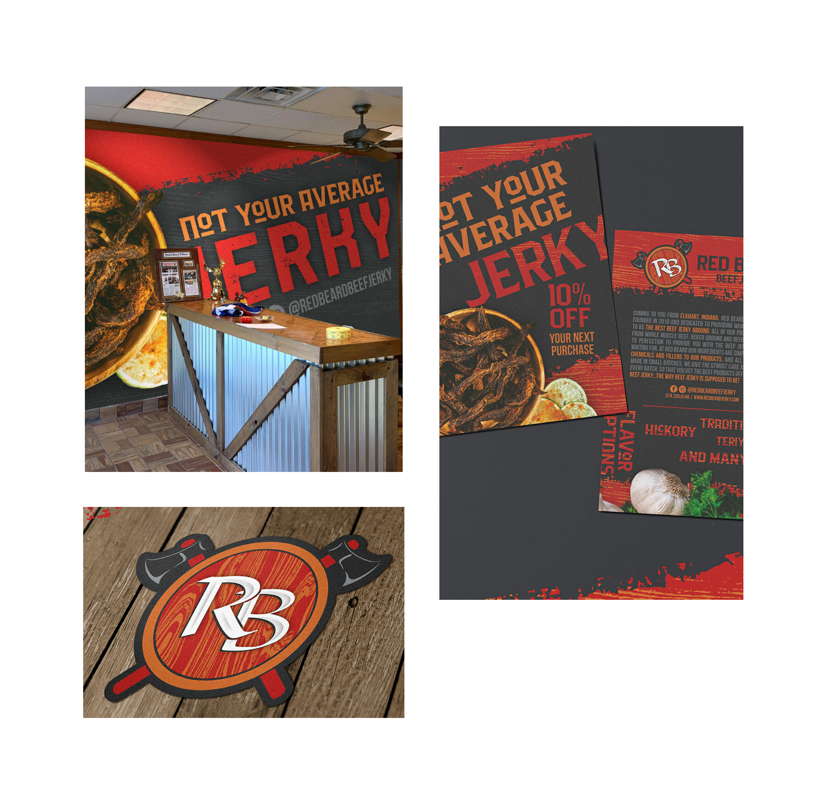 Branding Not your average Jerky from Red Beard Beef Jerky in Elkhart Indiana