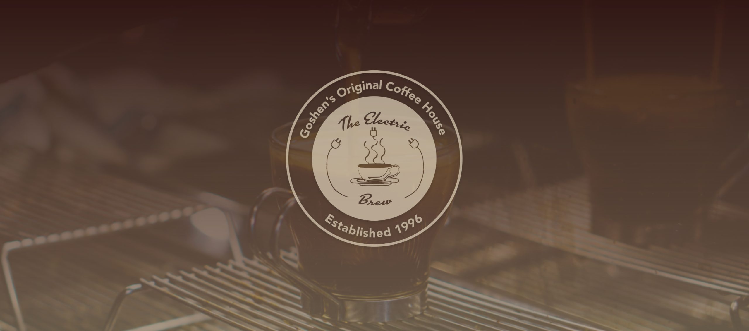 The Electric Brew Coffee shop in Goshen Indiana beautiful photography with their brand