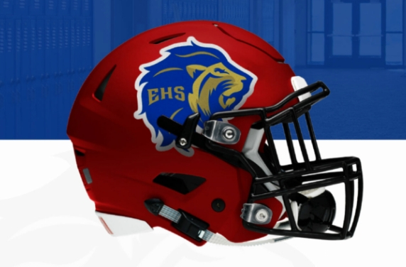 Elkhart High School helmet design of the Lions