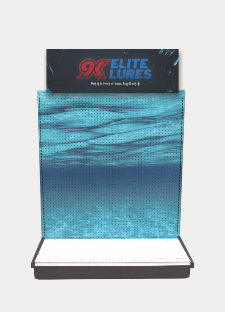 9K Elite Lures Packaging Mockup Branding Website